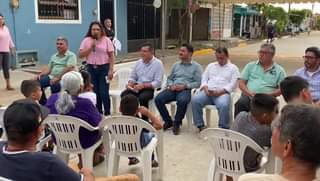 Inauguración calle las tinajas en valles del ejido