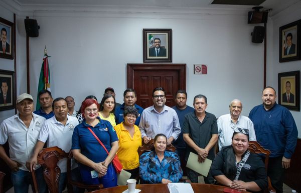 *Juan de Dios Gámez acuerda con dirigentes de organizaciones mejorar seguridad y