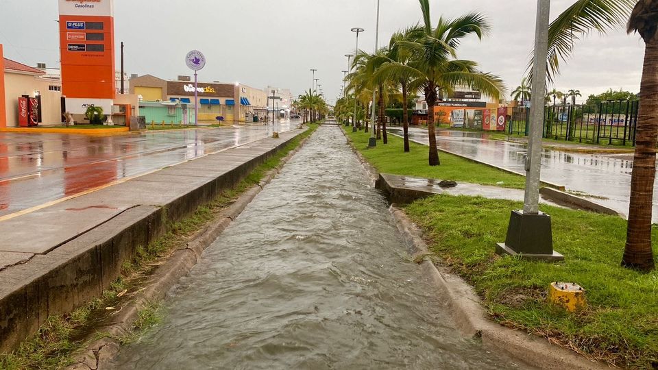 *Lluvia supera los 77 milímetros y se acompaña con vientos mayores a los 35 km/h