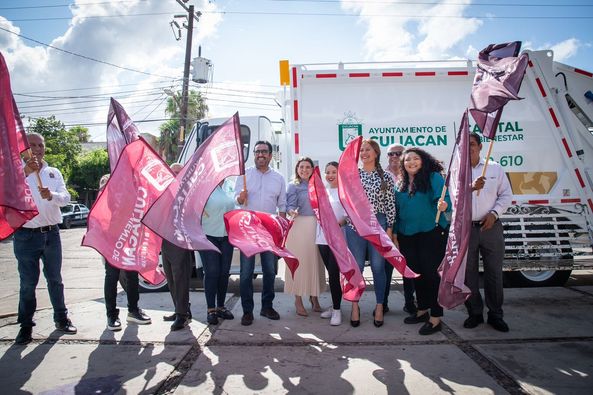 ¡Compromiso cumplido! Juan de Dios Gámez entrega camión recolector de basura en