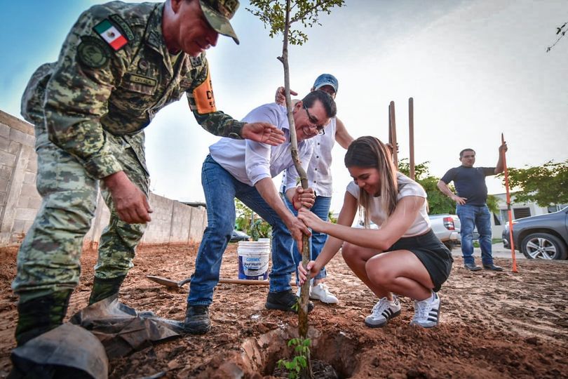 *¡Pulmones para Mazatlán! Gobierno Municipal inicia reforestación de 400 espacio
