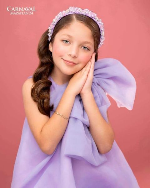 Candidatas a Reyna infantil del carnaval internacional de Mazatlán 2024