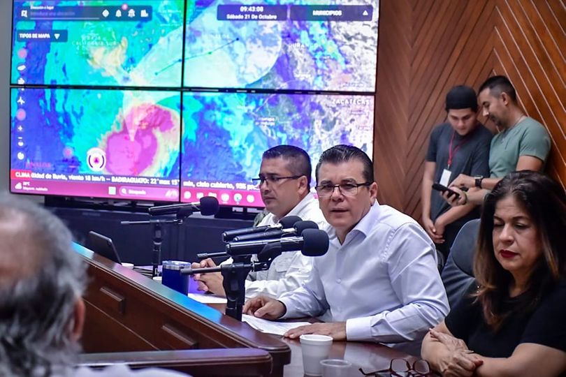 *Mazatlán en fase de “Prevención” ante la amenaza del huracán “Norma”.*