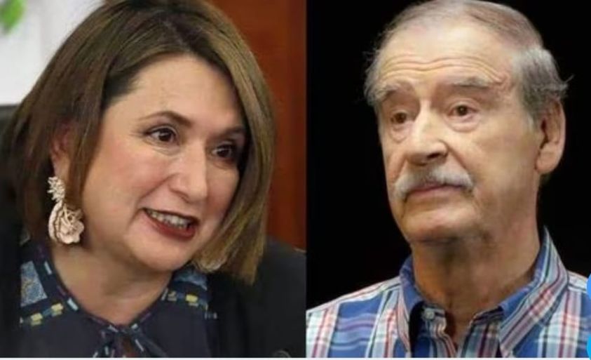 «DAMA DE COMPAÑÍA» DICE FOX A ESPOSA DE SAMUEL; XOXHITL LE BRINCA Y LE PONE UN T «DAMA DE COMPAÑÍA» DICE FOX A ESPOSA DE SAMUEL; XOXHITL LE BRINCA Y LE PONE UN T