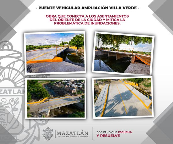 OBRAS QUE CONECTAN Y MITIGAN INUNDACIONES.