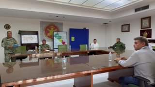 Reunión en 3ra región militar con los del inha