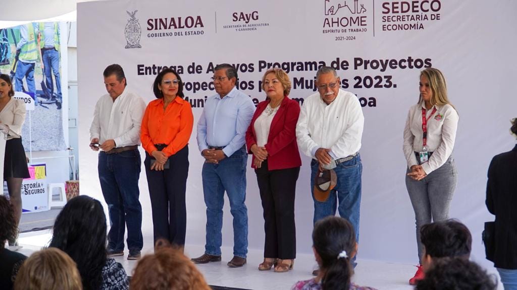179 mujeres reciben apoyo del Programa Agropecuario 2023.