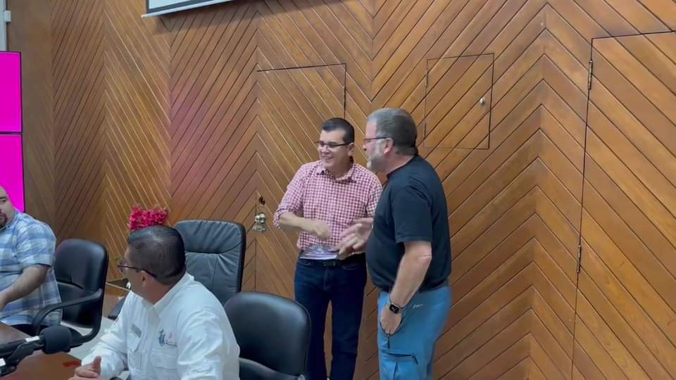 Reunión con los de la NASA