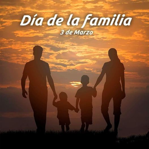 3 de Marzo Día de la Familia