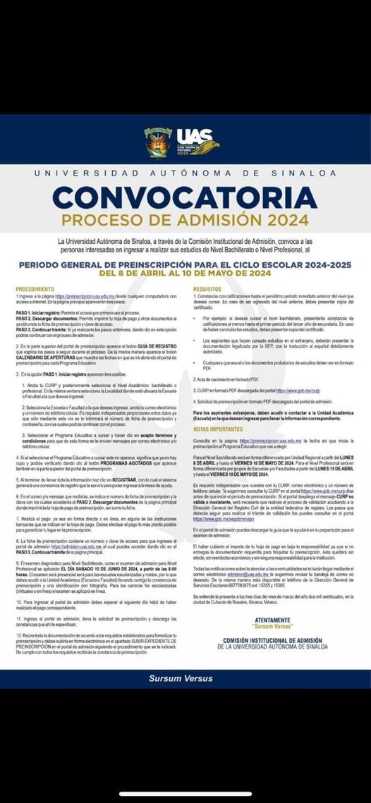 La Nueva Universidad publica este domingo 3 de marzo la convocatoria de admisión