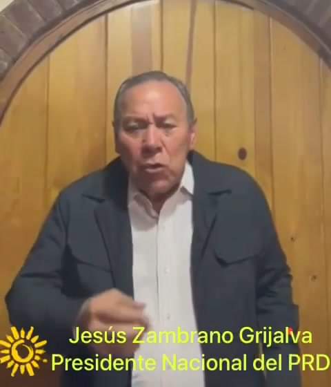 EXIGE EL DIRIGENTE NACIONAL DEL PRD, JESÚS ZAMBRANO, LA APARICIÓN CON VIDA DE LU