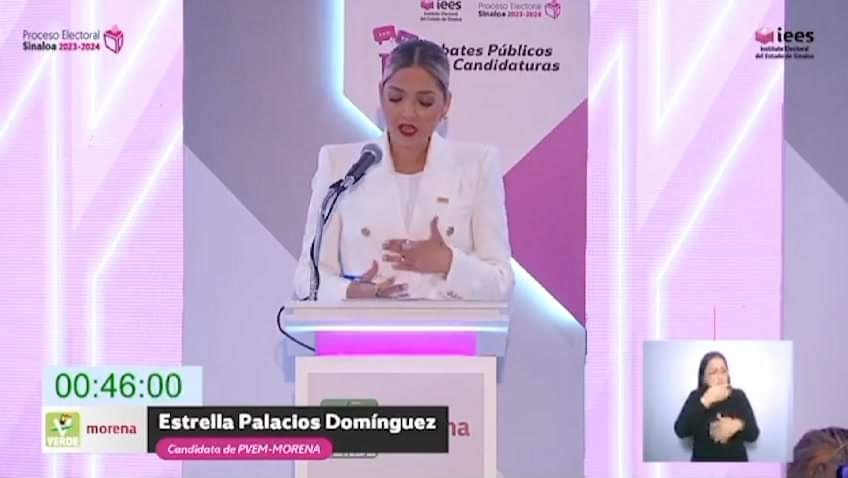 Asi cuestionó Estrella Palacios, candidata de MORENA a la alcaldía de Mazatlán, Asi cuestionó Estrella Palacios, candidata de MORENA a la alcaldía de Mazatlán,