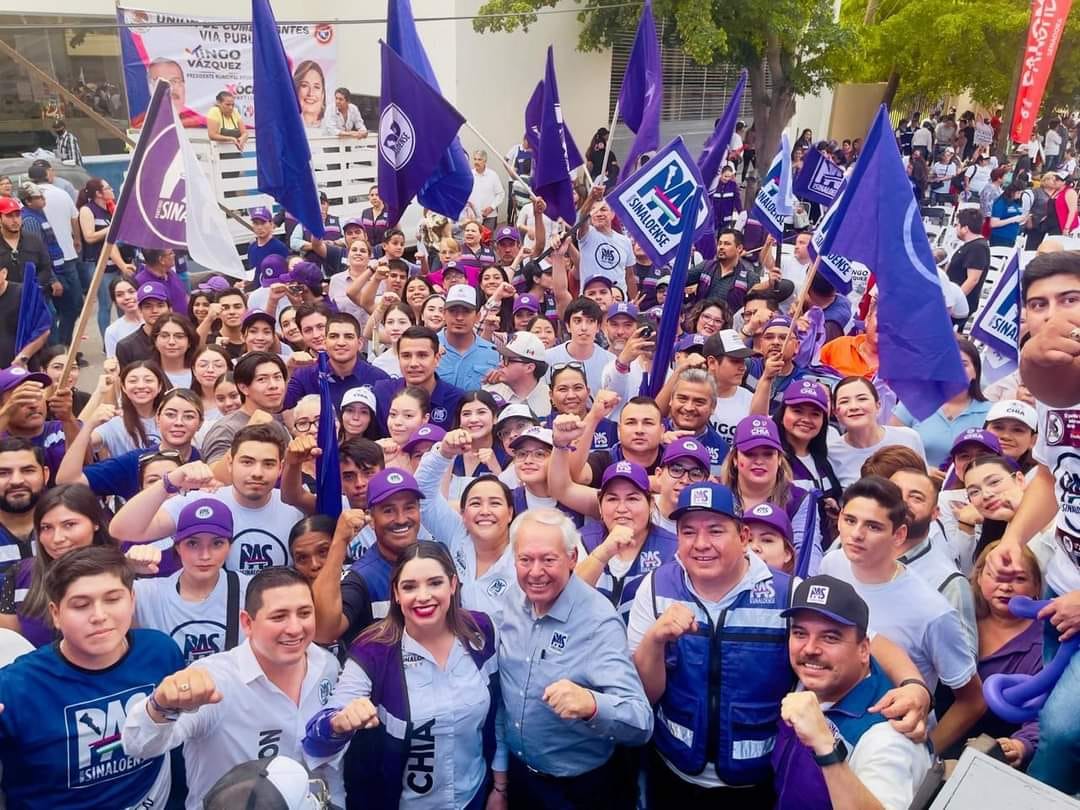 El PAS y la coalición Fuerza y Corazón por México muestran músculo en el gran ci