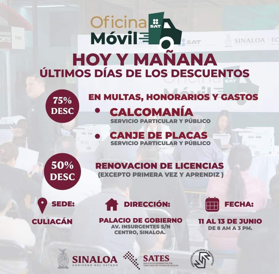 HOY Y MAÑANA, ÚLTIMOS DÍAS PARA LOS DESCUENTOS EN IMPUESTOS VEHICULARES PARA REZ HOY Y MAÑANA, ÚLTIMOS DÍAS PARA LOS DESCUENTOS EN IMPUESTOS VEHICULARES PARA REZ