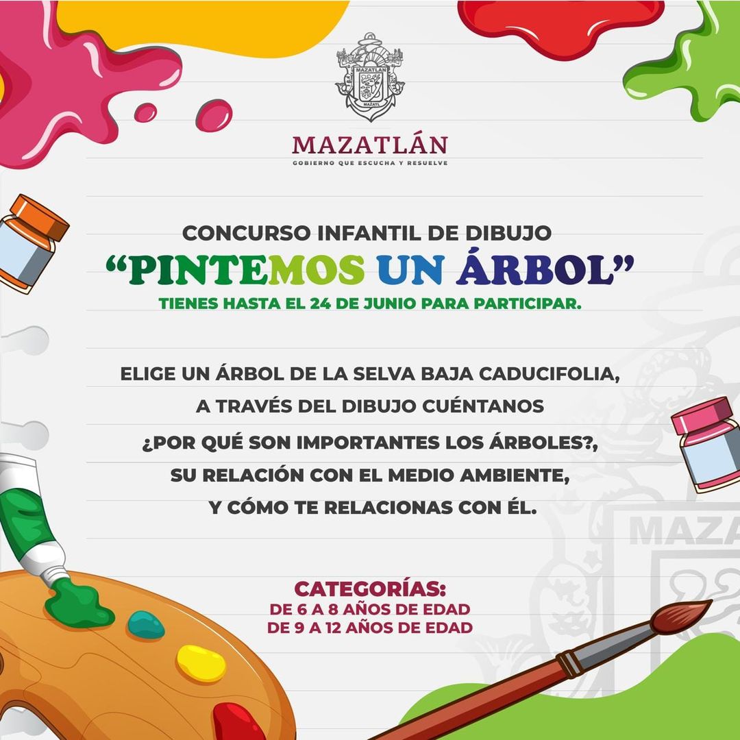 *“Pintemos un Árbol” la dirección Ecología lanza convocatoria a concurso infanti