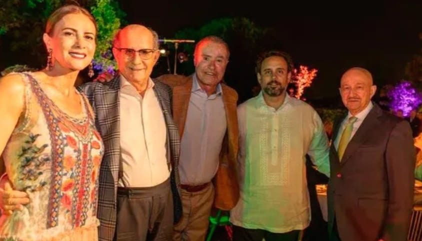 Salinas de Gortari reaparece en evento privado en Madrid junto a embajador Quiri
