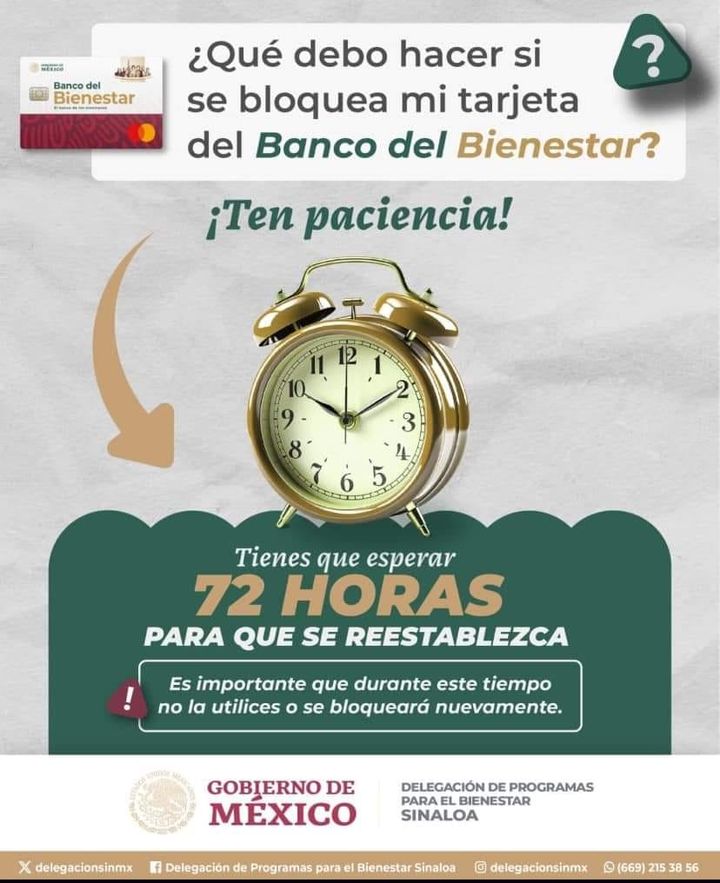 SE TE BLÓQUELA TX DEL BANCO DEL BIENESTAR ???