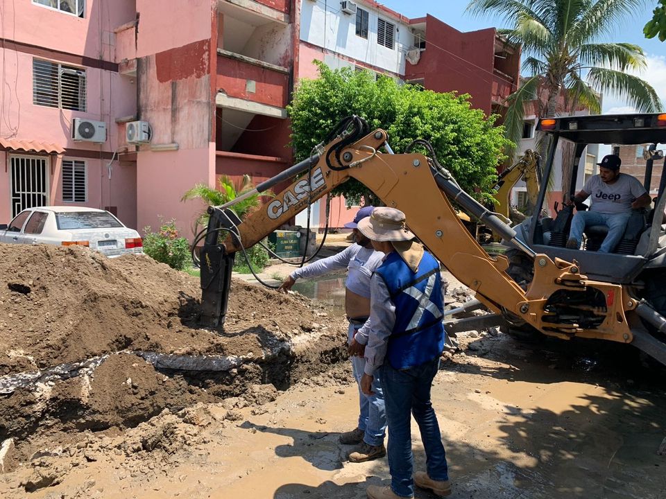 *JUMAPAM rehabilita red de atarjeas en Lucio Blanco*