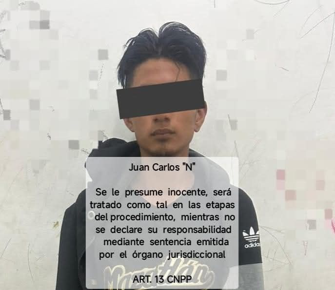Policía Municipal detiene a un hombre por la probable participación en el delito de robo a comercio