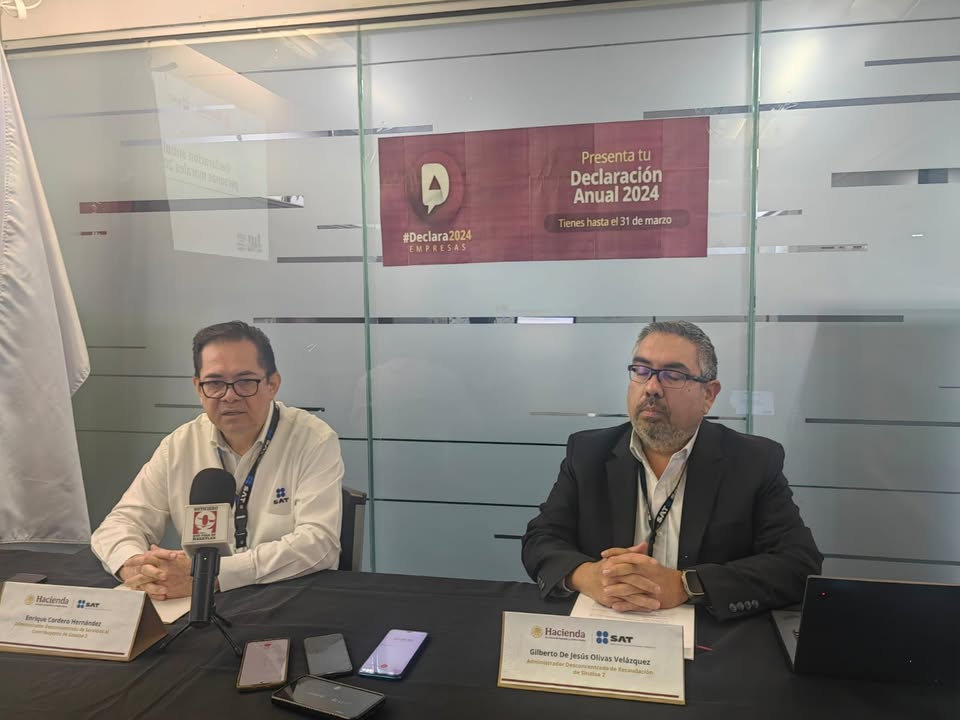 SAT invita a las empresas a presentar a tiempo su Declaración Anual