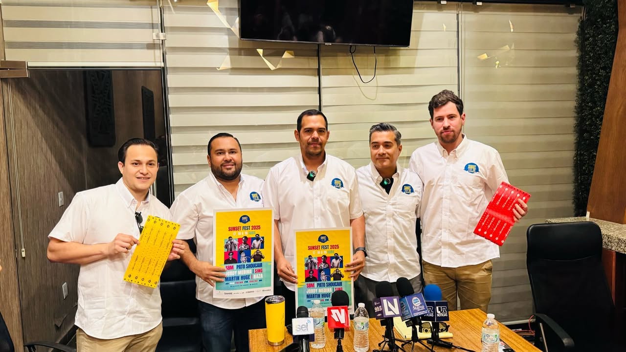 Invitan al Sunset Fest 2025 del 17 al 19 de abril en Mazatlán