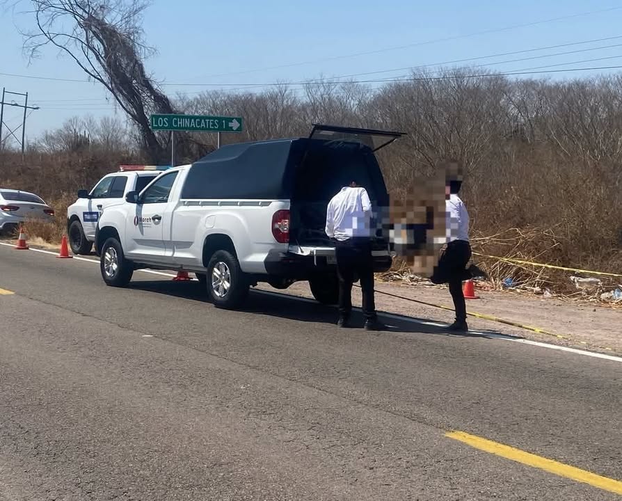 Localizan a un varón sin signos vitales en la Mazatlán-Culiacán