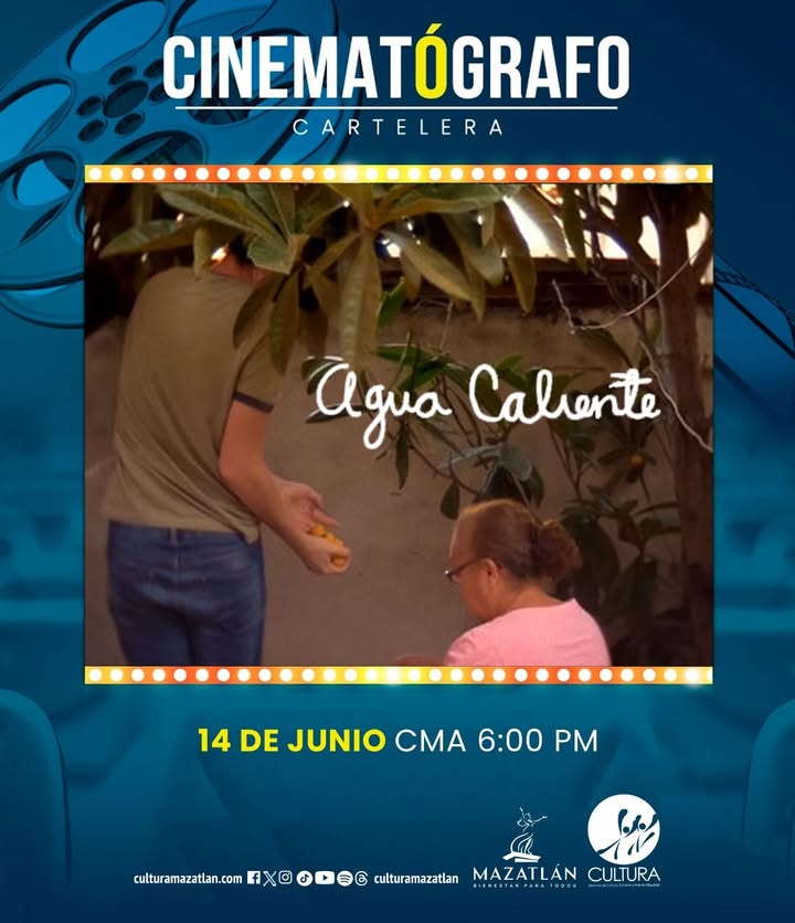Diego Hernández presentará su película “Agua caliente” en el Cinematógrafo el 14 de junio Diego Hernández presentará su película “Agua caliente” en el Cinematógrafo el 14 de junio