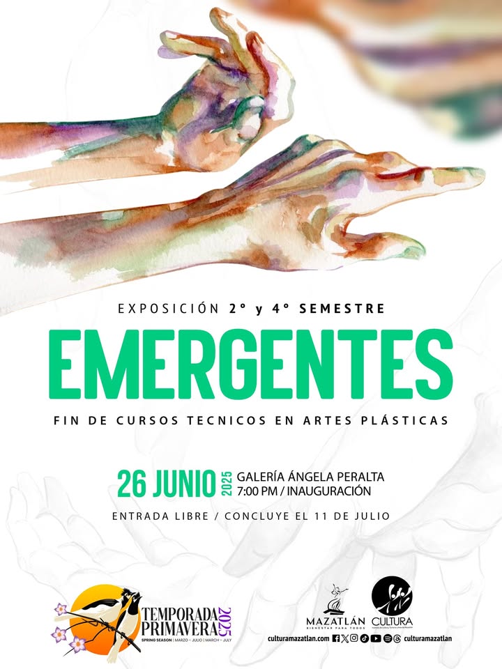 El Centro Municipal de las Artes de Cultura Mazatlán inaugurará el jueves 26 de junio a las 7pm en la Galería Ángela Peralta, do… El Centro Municipal de las Artes de Cultura Mazatlán inaugurará el jueves 26 de junio a las 7pm en la Galería Ángela Peralta, do…
