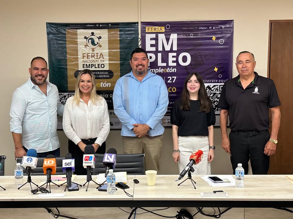 Ofertarán en Mazatlán más de 350 vacantes en la Feria del Empleo “Empleotón 2025" Ofertarán en Mazatlán más de 350 vacantes en la Feria del Empleo “Empleotón 2025"