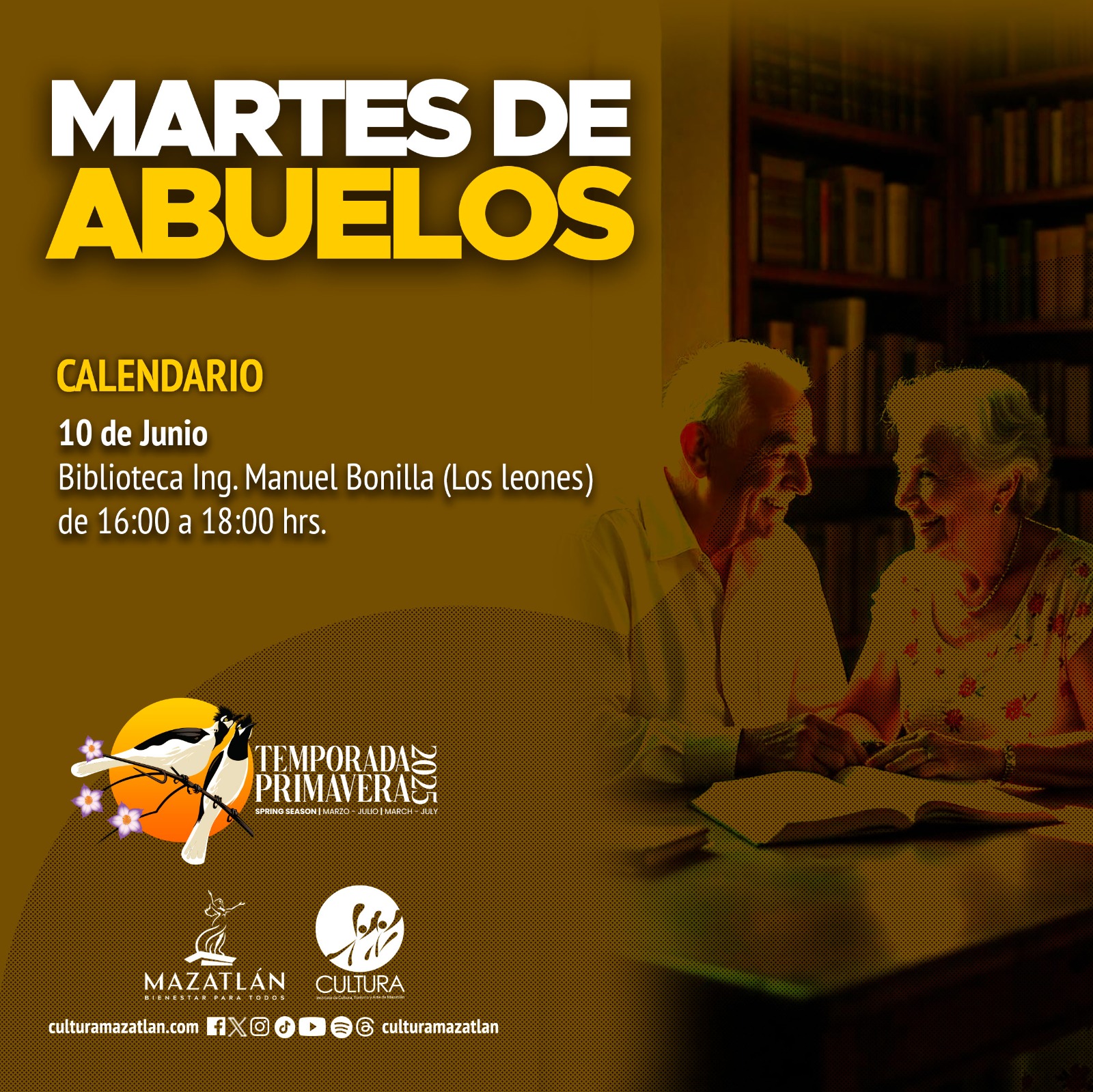 Este 10 de junio vuelve «Martes del Abuelo» Este 10 de junio vuelve «Martes del Abuelo»