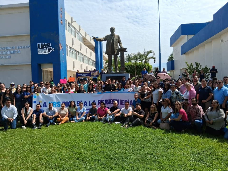 Trabajadores administrativos de la UAS zona sur a favor de la reingeniería financiera