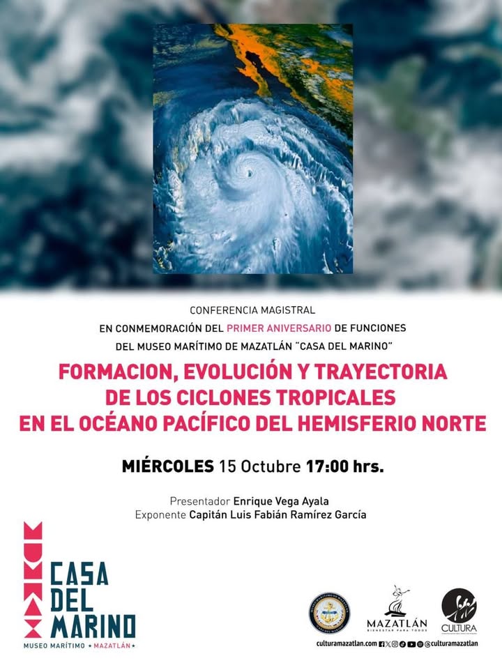 *Casa del Marino celebrará su primer aniversario con magistral conferencia sobre ciclones tropicales* *Casa del Marino celebrará su primer aniversario con magistral conferencia sobre ciclones tropicales*