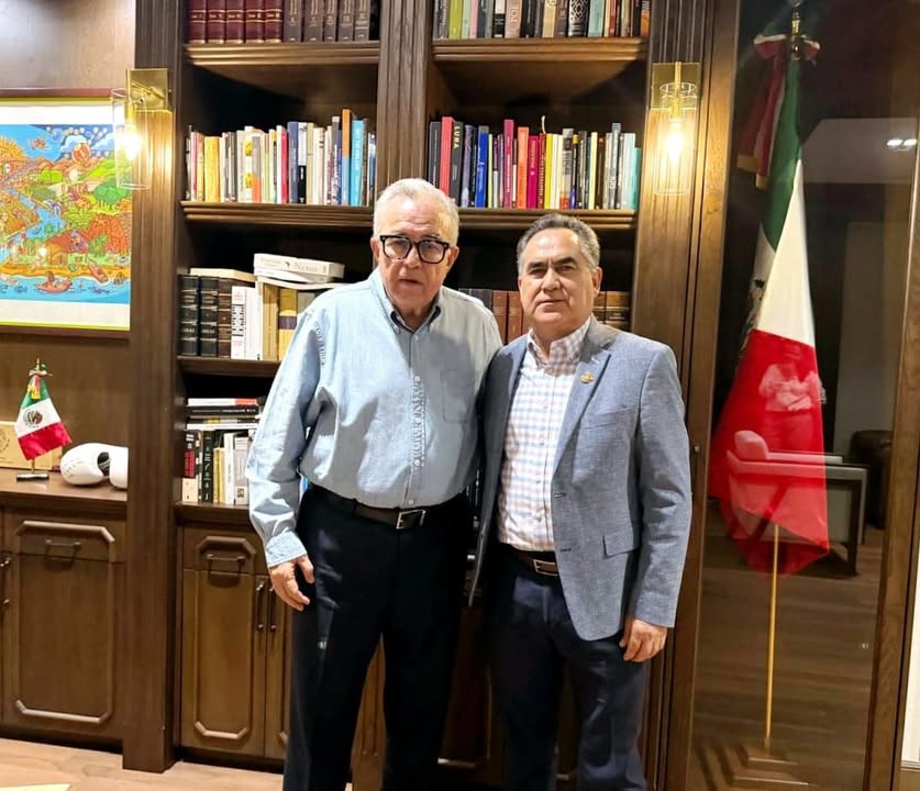 El Rector Jesús Madueña y el Gobernador Rubén Rocha sostienen reunión para coordinar esfuerzos en la gestión de recursos para es… El Rector Jesús Madueña y el Gobernador Rubén Rocha sostienen reunión para coordinar esfuerzos en la gestión de recursos para es…