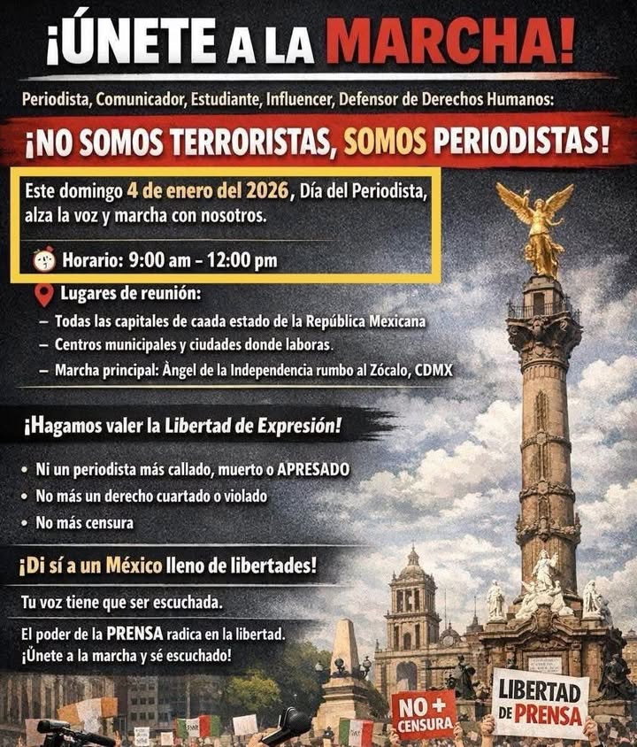NO SOMOS TERRORISTAS, SOMOS PERIODISTAS NO SOMOS TERRORISTAS, SOMOS PERIODISTAS